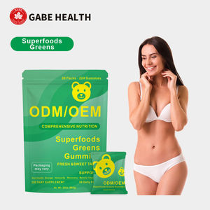 Gummies de superaliments verts à marque privée pour soutenir la digestion et la santé intestinale, supplément personnalisé OEM - Product Image 2