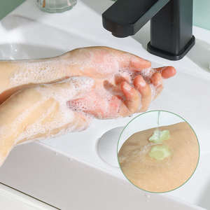 Foglietti di Sapone per le Mani con Logo Personalizzato al Limone Gelsomino e Rosa, Saponette di Carta Portatili da Viaggio a Forma di Fiore - Product Image 3