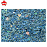 Wool 3MM+6MM Sequin Blended Yarn Dyed Pattern Combed Crochet Hand-Knitted Fancy Yarn 3mm+6mm Sequin for Sewing and Crafting
