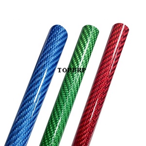 Customized CRP Braided Textured Carbon Fiber Tubes - Product Image 2