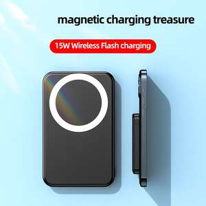 Los mejores productos de ventas Cargador rápido de 22,5 W Cargador magnético pequeño Powerbank Low MOQ 10000mAh <span class=keywords><strong>Bancos</strong></span> de energía inalámbricos de alta capacidad - Product Image 2