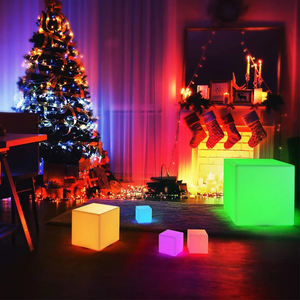 Venta al por mayor de plástico PE LED club nocturno taburete bar silla barra de luz silla <span class=keywords><strong>cubo</strong></span> asiento <span class=keywords><strong>cubo</strong></span> silla - Product Image 3