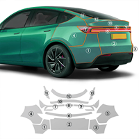 Film de protection de peinture automobile en TPU auto-réparant, anti-rayures, protection UV, 1 an, pour les pièces extérieures de la carrosserie Tesla Model Y