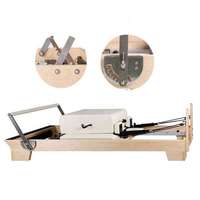 Lit de Pilates Reformer professionnel modèle WG-H de la marque XLD, en bois d'érable, avec garantie de 5 ans, couleur et logo personnalisables – Vente Flash