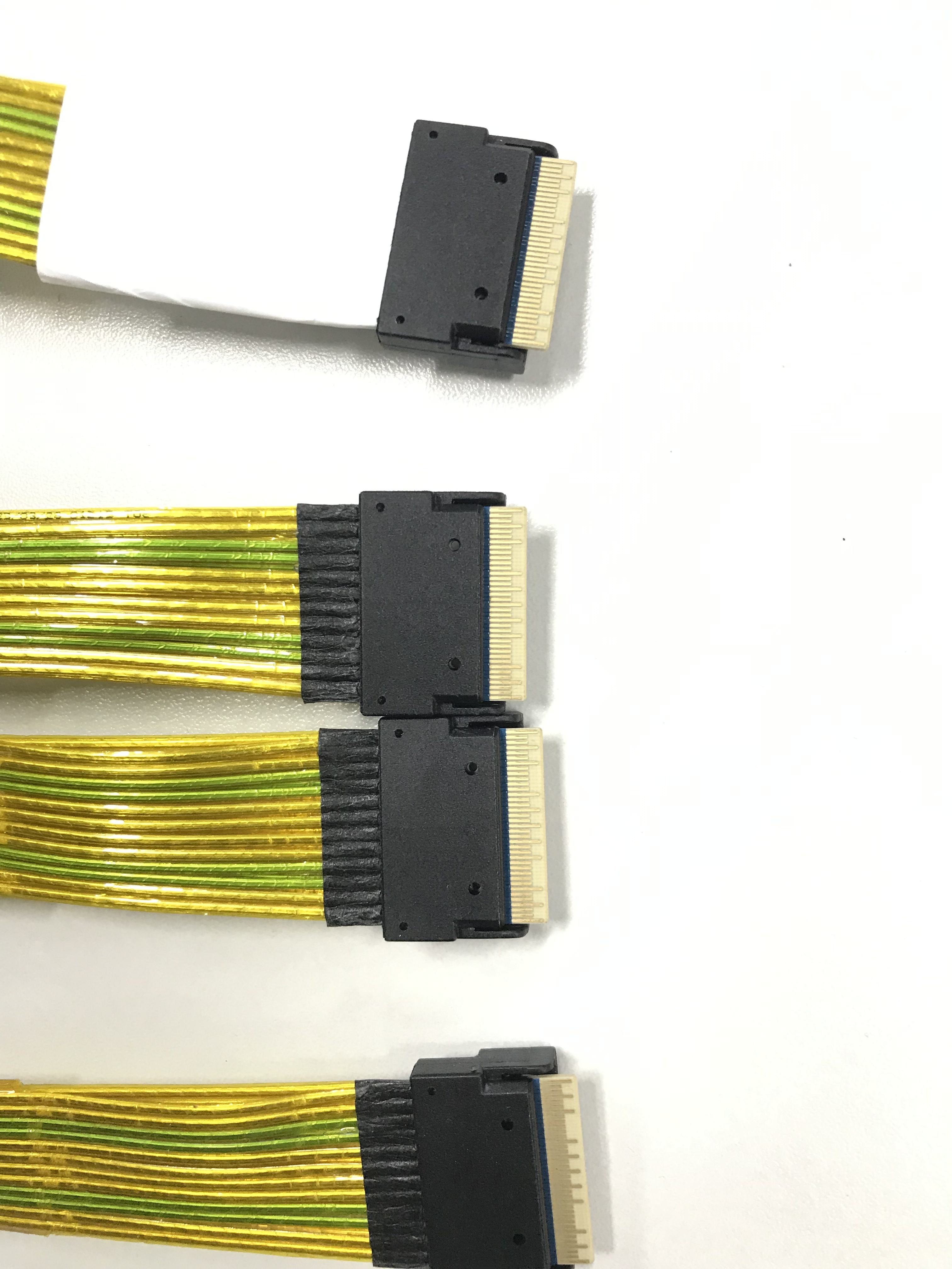 HONPNK 0.4M Two Packs SlimSAS SFF-8654 8i to SlimSAS SFF-8654 8i Cable