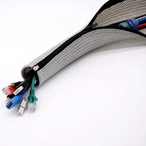 Pembungkus Kabel Fleksibel Ritsleting Dapat Diperpanjang Kustom