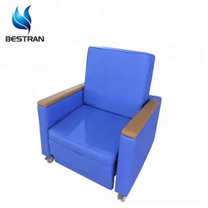 BT-CN017  Hospital medical patient room bedside convertible hospital recliner chair bed  price