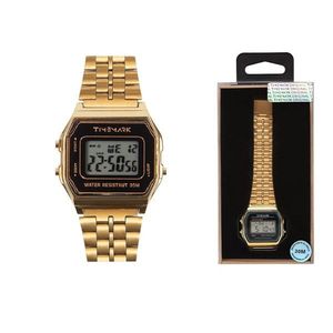 Timemark Digital Watch Gold <b>Mesh</b> Band Water Resistant 50M Men Women Unisex - Product Image 2