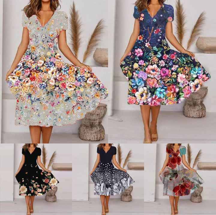 Casual Hooded Plus Size Dress Floral Print Polyester Elegant A-Line