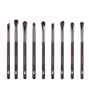 CHICHODO Set de 9 Brochas de Maquillaje de Ojos Serie Log Palm Little Bear con Corrector, Brochas Suaves para Difuminar Sombras de Ojos y <span class=keywords><strong>Cejas</strong></span> - Product Image 1