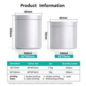 guangzhou hersteller metallverpackung zinndose box für medizin pulver runder aluminiumbehälter für geschenk - Product Image 2