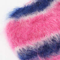 Fabricant de tricots, logo personnalisé, design jacquard, blocs de couleur, rayures, bonnet moelleux, bonnet chaud en tricot, bonnet en mohair