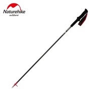 Naturehike — bâtons d'alpinisme en Fiber de carbone ultralégers ST08, 4 nœuds, pour le Trekking sur piste