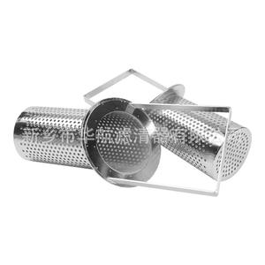 Cylindre d'élément filtrant de panier d'acier inoxydable 316L et filtre oblique de panier pour l'usage d'usine de fabrication - Product Image 5