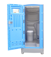 Toilettes publiques portables économiques de haute qualité, toilettes préfabriquées en plastique mobiles, faciles à assembler