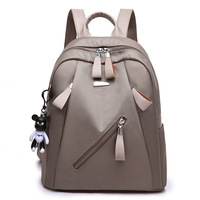 Sac à dos décontracté pour ordinateur portable Fermeture à glissière Nouveau style coréen Doublure en polyester All-Match College School Travel Pratique