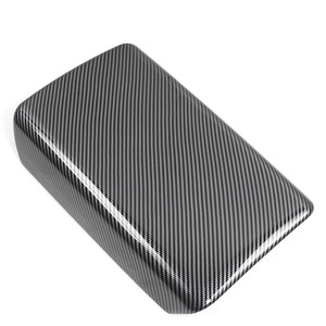 Cubierta para el Reposabrazos de la Consola Central del Tesla Model 3Y, Estilo Fibra de Carbono, Protectora, con Caja de Almacenamiento - Product Image 5