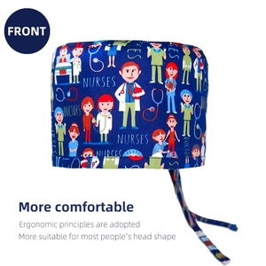 Nouveau bonnet chirurgical réglable en coton pour dentisterie, gynécologie, orthopédie, anesthésiologie, chirurgien, accessoires médicaux unisexes - Product Image 2