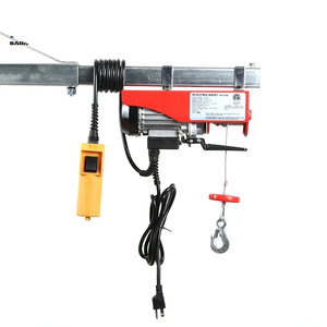 Grúa de elevación de cable, grúa de cadena eléctrica pequeña, portátil, 10/5 m/min, 1.95A, 220W, 150/300kg, 12/6m - Product Image 1