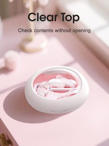 OEM colorido plástico ortodoncia alineador boca protector caso silicona forma ovalada Dental retenedor casos <span class=keywords><strong>caja</strong></span> para uso doméstico - Product Image 3