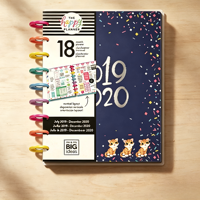 Organisateur de journal vintage à reliure à disques avec impression personnalisée, agenda à reliure à disques