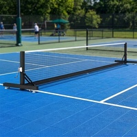 Kit de filet de pickleball de 22 pieds conforme aux normes, ultra-léger, portable, installation sans outils en 120 secondes, sac de transport inclus