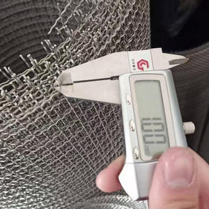 जंग प्रतिरोधी बुना हुआ स्टेनलेस स्टील वायर मेष खदान वेल्डिंग और काटने की सेवाओं के लिए वर्ग छेद के साथ जंग प्रतिरोधी - Product Image 5