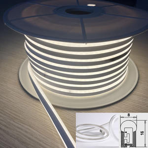 Manzara Aydınlatması için Kırmızı Yeşil Mavi Pembe Soğuk Beyaz Sıcak Beyaz Renklerde IP65 Dereceli PVC Esnek LED <span class=keywords><strong>Neon</strong></span> 220V Üretimi - Product Image 5