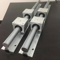 Paypal accepté 50mm à 1000mm voyage CNC Rail de guidage linéaire avec accessoires de roulement en acier Nema 23