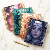 Agenda personnalisé pour entreprise, carnet à spirales, journal, impression de logo, papier cadeau