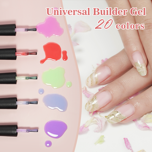 Bouteille ICE NOVA Gel constructeur universel 20 couleurs Extension rapide de Gel clous de renfort constructeur à nivellement automatique OEM personnalisé - Product Image 3