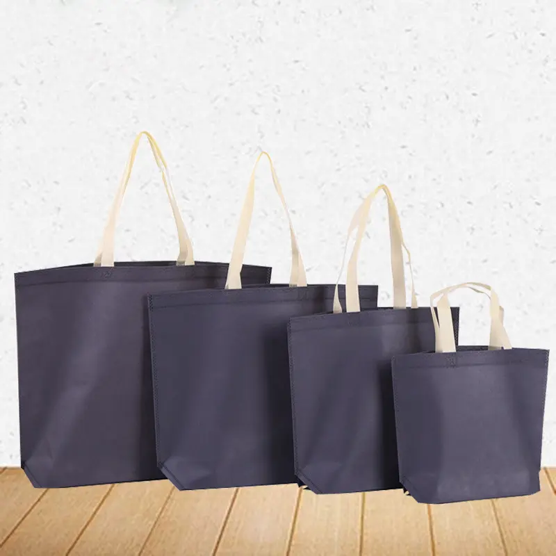 Wholesale Eco friendly heat seal 100% biodegradable non woven shopping bag printing custom logo