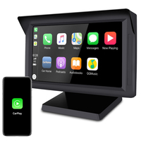 Nouvel écran tactile 7 pouces Portable sans fil Apple Carplay et Android Auto Bt Navigation stéréo Linux