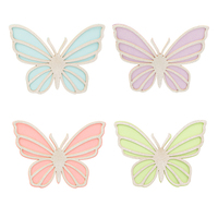 Perle Papier Schmetterling Geburtstags torte Dekorieren liefert Party Blume Hochzeit 3d Schmetterling Kuchen Kupfer