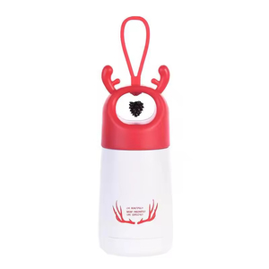 350ml Stainless Steel Double Wall Cute Children Cartoon Water <b>Bottle</b> Kids Rabbit Lids Leakproof Tumbler Vacuum <b>Flask</b> with Rope - Product Image 5
