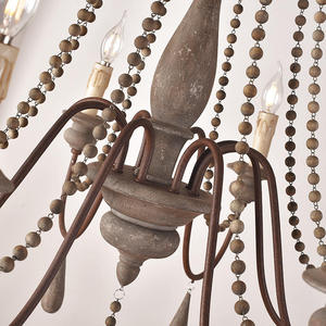 <span class=keywords><strong>Lustre</strong></span> Rétro Américain en Fer Forgé, Décoration Créative Vintage pour Restaurant et Salon - Product Image 3