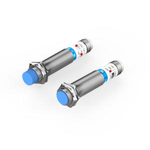 Sensor de proximidad inductivo de 3 hilos con conector M12, serie de 4 pines, sin lavado, 10-30 VCC, NPN PNP - Product Image 1