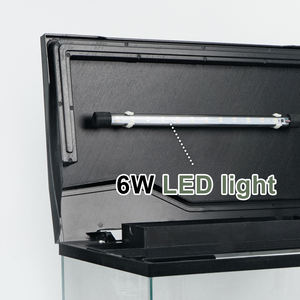 Relaxlinesワンピースタンク18ガロン屋内テーブル自己循環水槽水族館LEDライト付き - Product Image 3