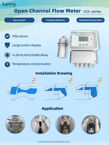 직관적인 초음파 UOL 시리즈 개방형 채널 유량계 산업용 액체 모니터링용 - Product Image 2