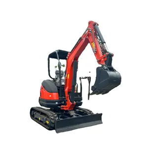 QILU Hot Sale Cheap Price 2.5 Ton Mini Small Micro Crawler excavator digger hydraulic for greenhouse with pilot