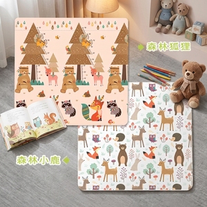 Tapis de sol pour bébé sur le thème de la forêt, vente en gros d'usine, multifonctionnel, imperméable, pliable, en mousse XPE, tapis de jeu pour enfants, intérieur/extérieur - Product Image 1