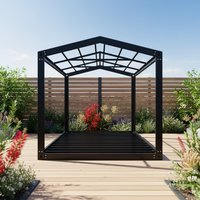 Structure en acier, maison préfabriquée mobile en kit, maisonnette préfabriquée 20 pieds avec toit triangulaire, bureau conteneur, structure en acier à vendre