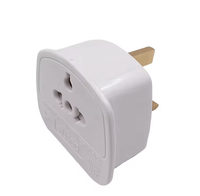 Chargeur mural AC avec prise britannique 5V 2.4A, double ports USB-A pour ordinateur portable, téléphone portable, appareil photo, PC, certifié UKCA CE RoHS, adaptateur de voyage
