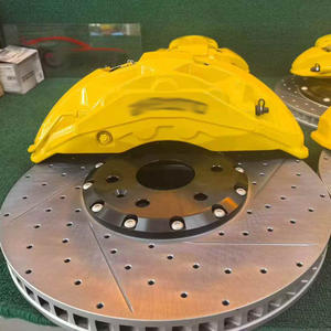 Kit <span class=keywords><strong>de</strong></span> modification d'étriers <span class=keywords><strong>de</strong></span> <span class=keywords><strong>frein</strong></span> à disque 6 <span class=keywords><strong>pistons</strong></span> avant <span class=keywords><strong>4</strong></span> <span class=keywords><strong>pistons</strong></span> arrière pour <span class=keywords><strong>Brembo</strong></span>, étrier en alliage d'aluminium forgé pour Cadillac Escalade - Product Image 3