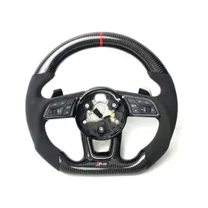 Suitable for Audi QRS A3 A4L A5 A6L B9 series carbon fiber steering wheel Audi full series steering wheel customization