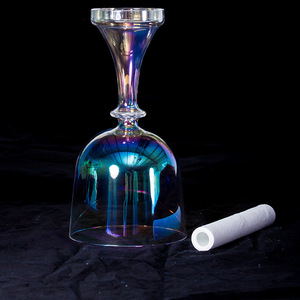 Bol chantant en cristal transparent 7 chakras, bol sonore en quartz pour la méditation, le yoga, la thérapie sonore et la guérison - Product Image 4