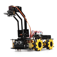 Tscinbuny ZYC0072 Placa de Desarrollo de Brazo Mecánico 4WD con Programación de Código Abierto y Funciones Inalámbricas para Educación STEM