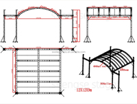 Sistema de Elevación para Iluminación de Conciertos, Diseño de Estructura de Escenario para Eventos, Bodas y Fiestas al Aire Libre, de Alta Calidad y Durabilidad, en Oferta