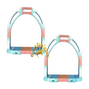 Estribos de caballo personalizados, estribos de aluminio Jin ligeros de cristal, accesorios para SILLÍN de equitación inglesa, Productos Ecuestres - Product Image 2