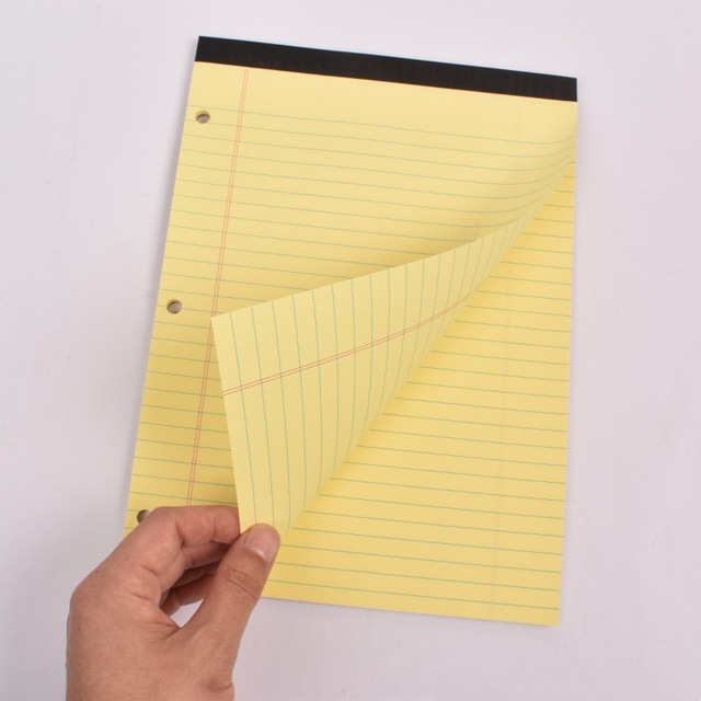 A4 American Thickened 3-hole Multi-purpose Non-adhesive Paper Pad Veritas Office Meeting Easy-to-tear Notebook Customization